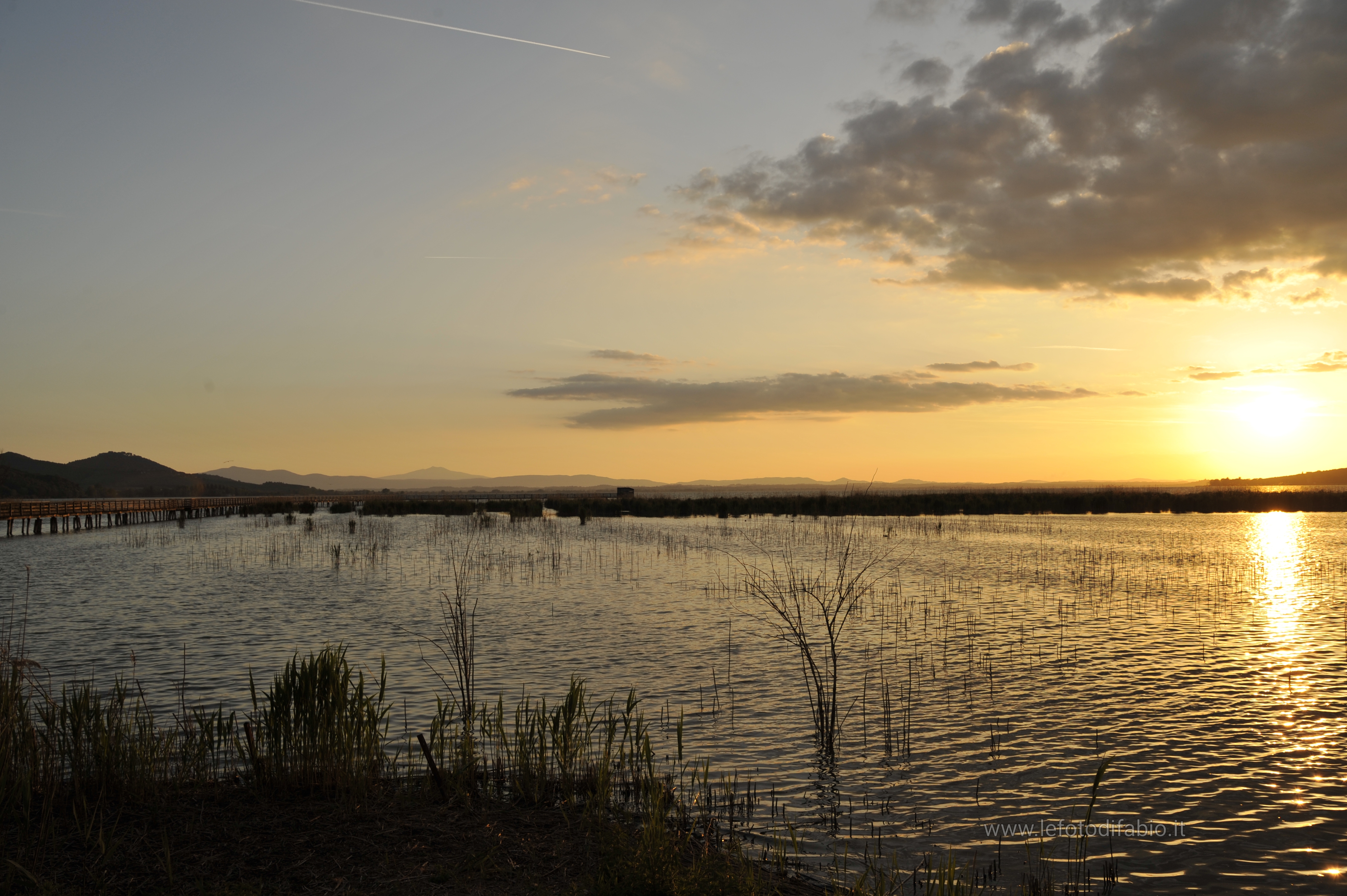 Tramonto all’oasi La Valle